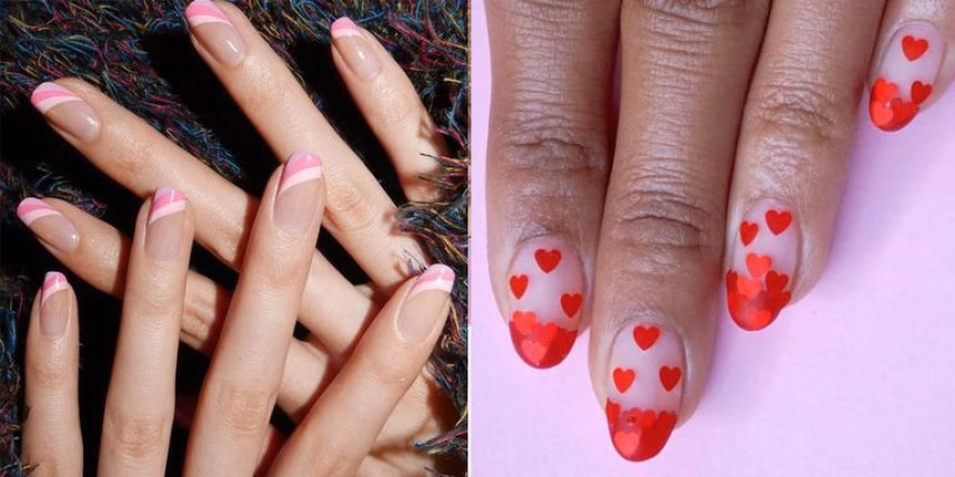 7 Minimalist '90s Nail Designs Making a Cool-Girl Comeback - 4. Negative Space Lines